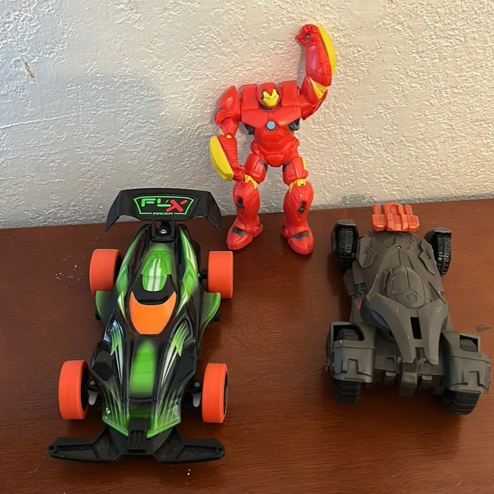 Kids Toy Lot Action Figure & Toy Cars Mixed Playset